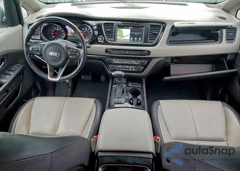2018 Kia Sedona Sxl из США, поврежденный, VIN KNDME5C13J6399991